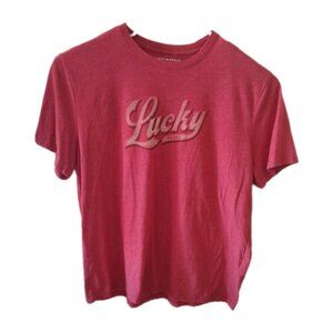 Lucky Brand Men's XXL 2XL Athletic Fit Short Sleeve T shirt Graphic Blend Shirt